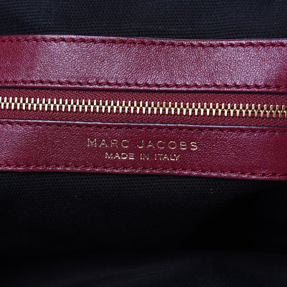 Marc Jacobs Calfskin Quilted Little Stam Bordeaux 5 of 11