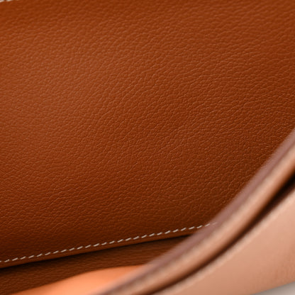 Hermes Evercolor Constance Wallet To Go Gold 12 of 13