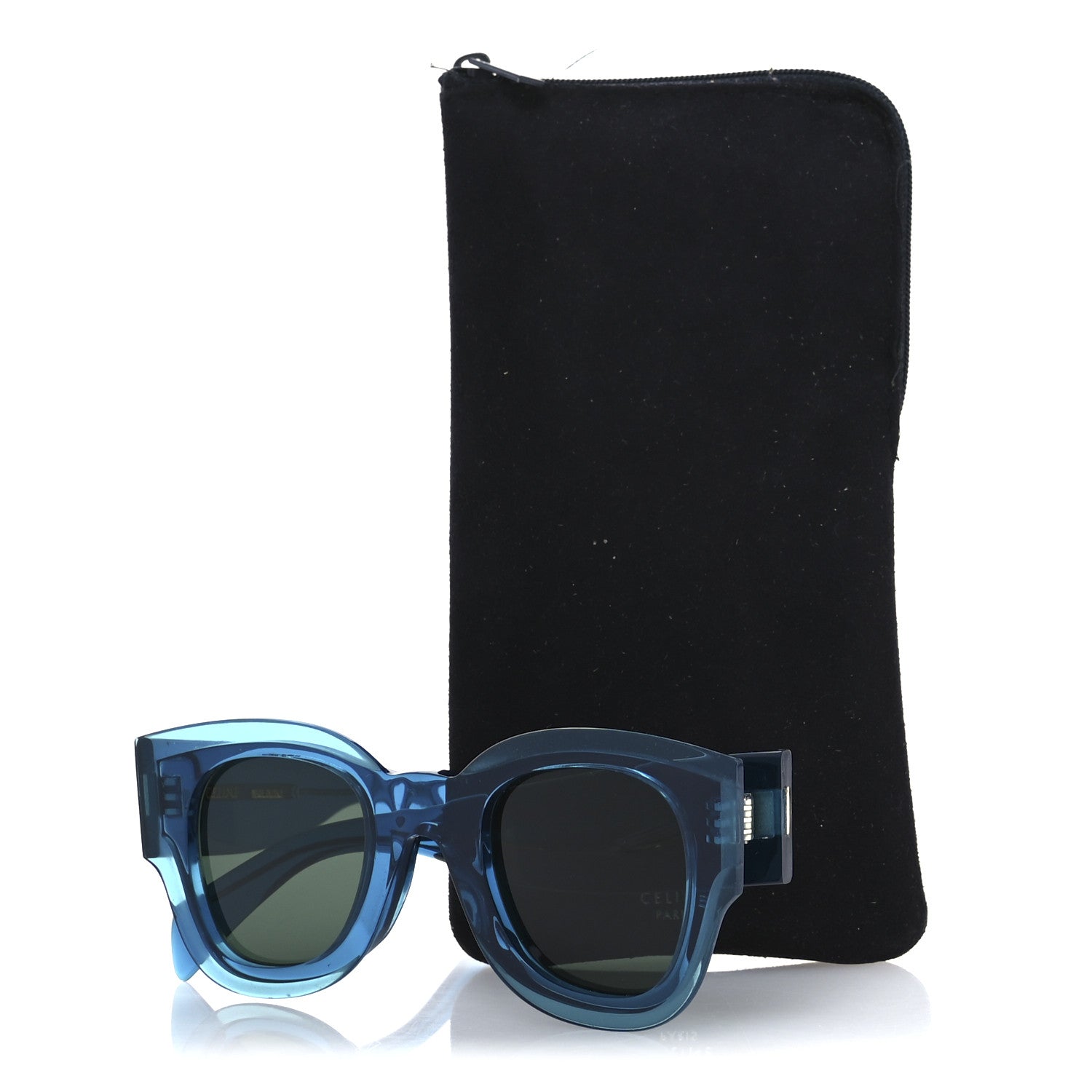 Celine Acetate Sunglasses CL 41446/S Blue 7 of 7