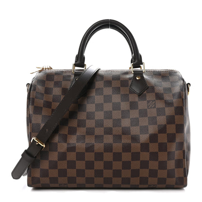 Louis Vuitton Damier Ebene Speedy Bandouliere 30 1 of 11