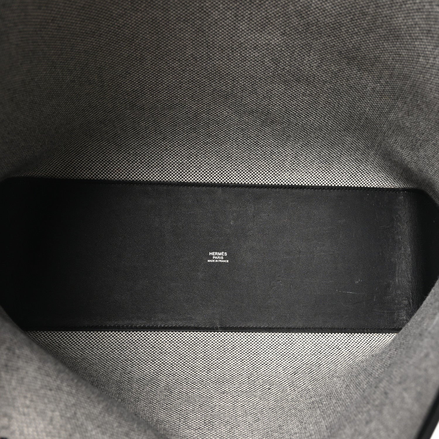 Hermes Swift H Canvas Cabas H En Biais 40 Black Ecru 5 of 11
