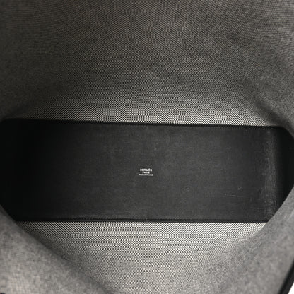 Hermes Swift H Canvas Cabas H En Biais 40 Black Ecru 5 of 11