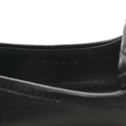 Chanel Lambskin Quilted CC Turnlock Loafers 36 Black 9 of 10