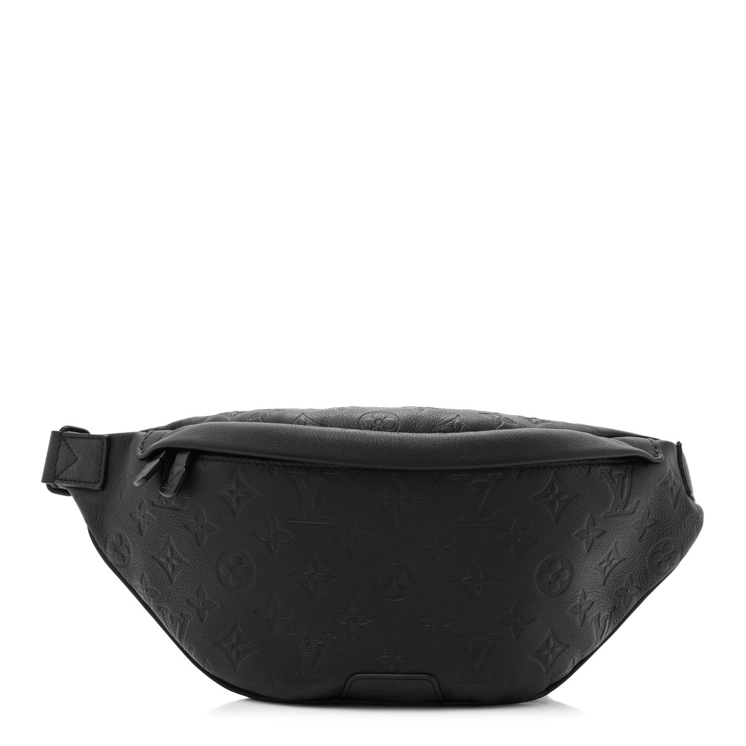 Louis Vuitton Calfskin Monogram Shadow Discovery Bumbag Black 1 of 9