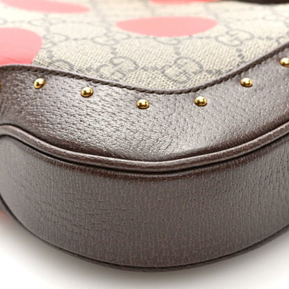 Gucci GG Supreme Monogram Web Geometric Small Jackie 1961 Beige Multicolor Brown Sugar 8 of 9