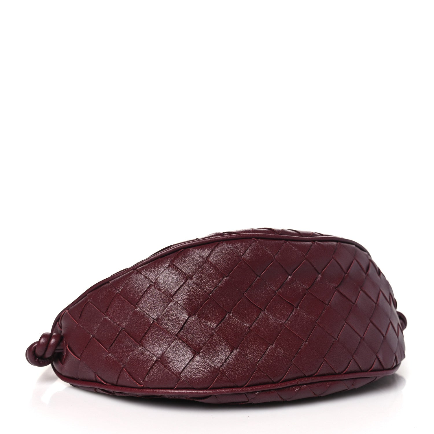 Bottega Veneta Nappa Intrecciato Half Moon Pouch On Strap Barolo 4 of 9