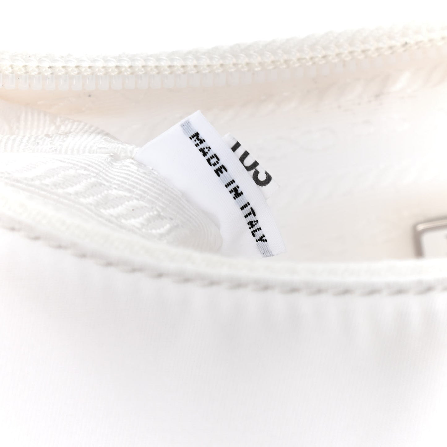 Tessuto Nylon Mini Re-Edition 2000 Bag White