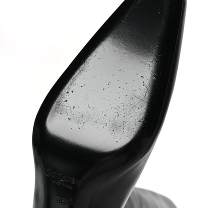 Saint Laurent Calfskin Jill Knee High Boots 39 Black 8 of 10