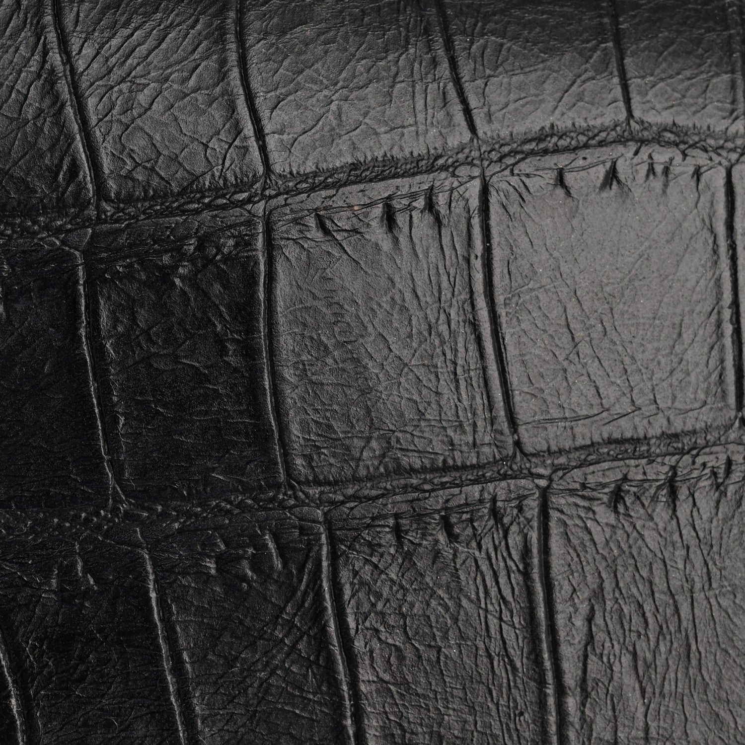 Saint Laurent Calfskin Crocodile Embossed Medium Classic Monogram Kate Tassel Satchel Black 11 of 14