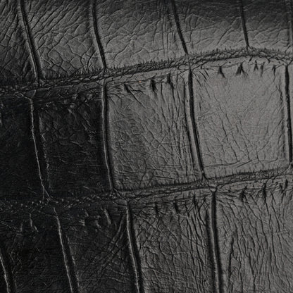 Saint Laurent Calfskin Crocodile Embossed Medium Classic Monogram Kate Tassel Satchel Black 11 of 14