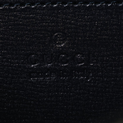 Gucci GG Supreme Monogram Azalea Calfskin Web Mini Horsebit 1955 Chain Shoulder Bag Beige Blue 6 of 11