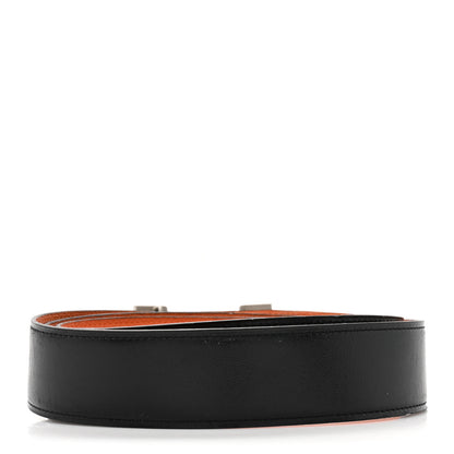 Hermes Box Togo 24mm Mini Constance H Belt 80 Black Orange 2 of 9