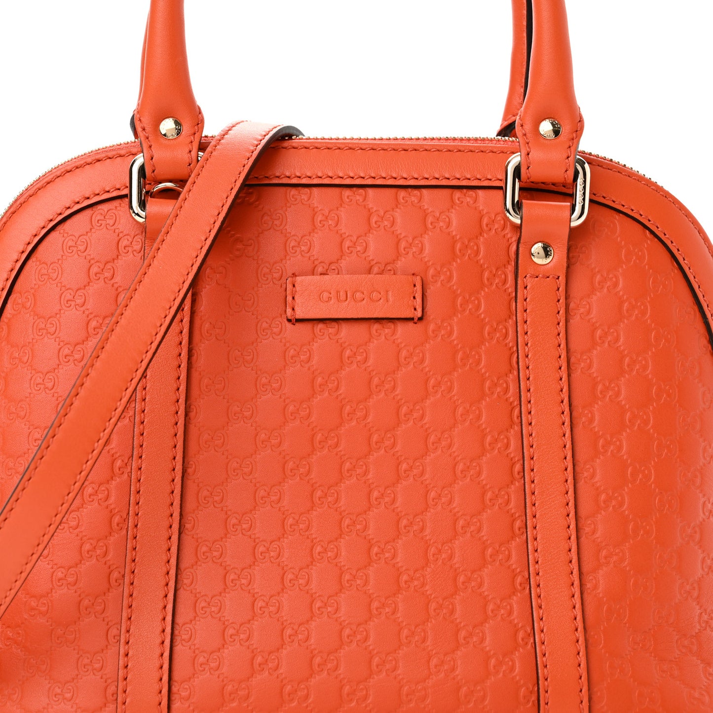 Microguccissima Mini Dome Bag Sun Orange