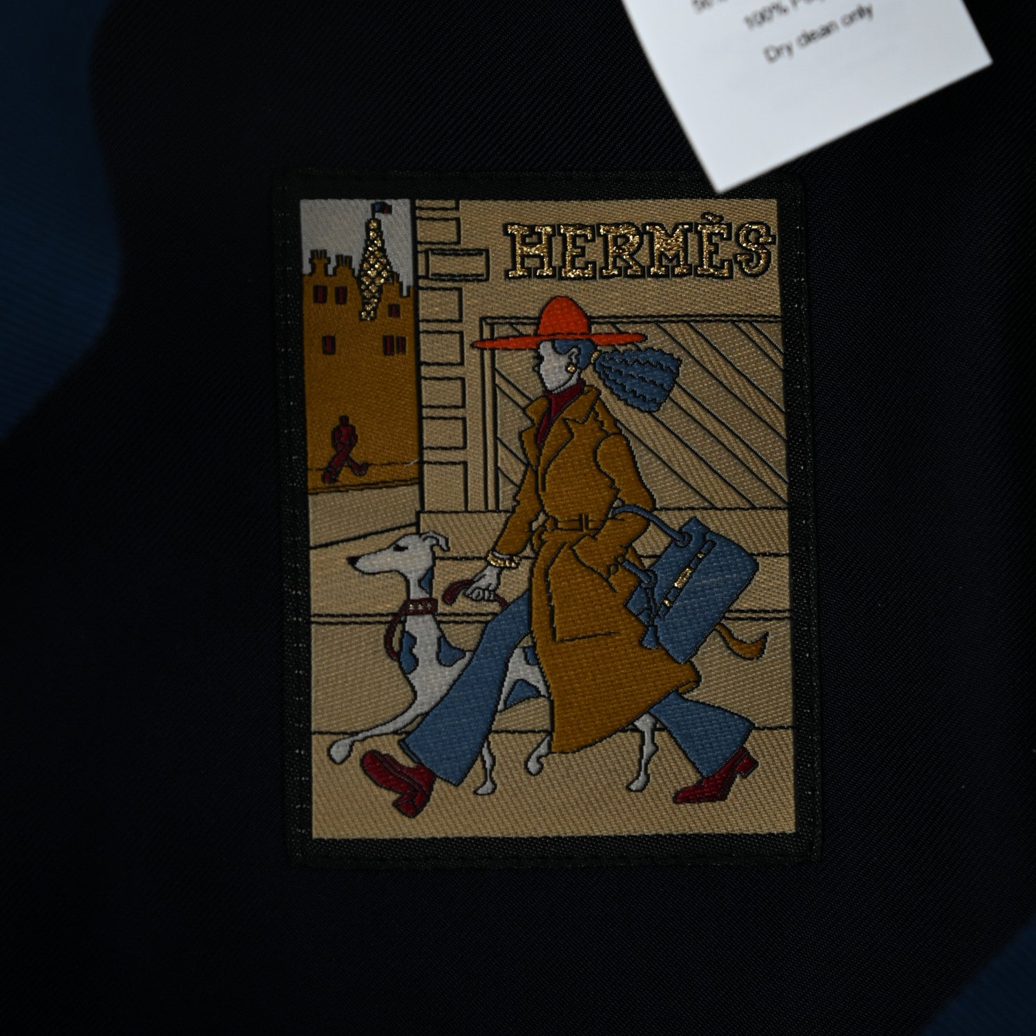 Hermes Cashmere Womens Deauville Cap 59 Bleu Lichen 8 of 9
