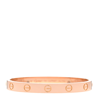 Cartier 18K Pink Gold LOVE Bracelet 15 1 of 7