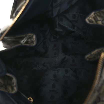 Gucci Crystal Monogram Hysteria Tote Navy Blue 5 of 9