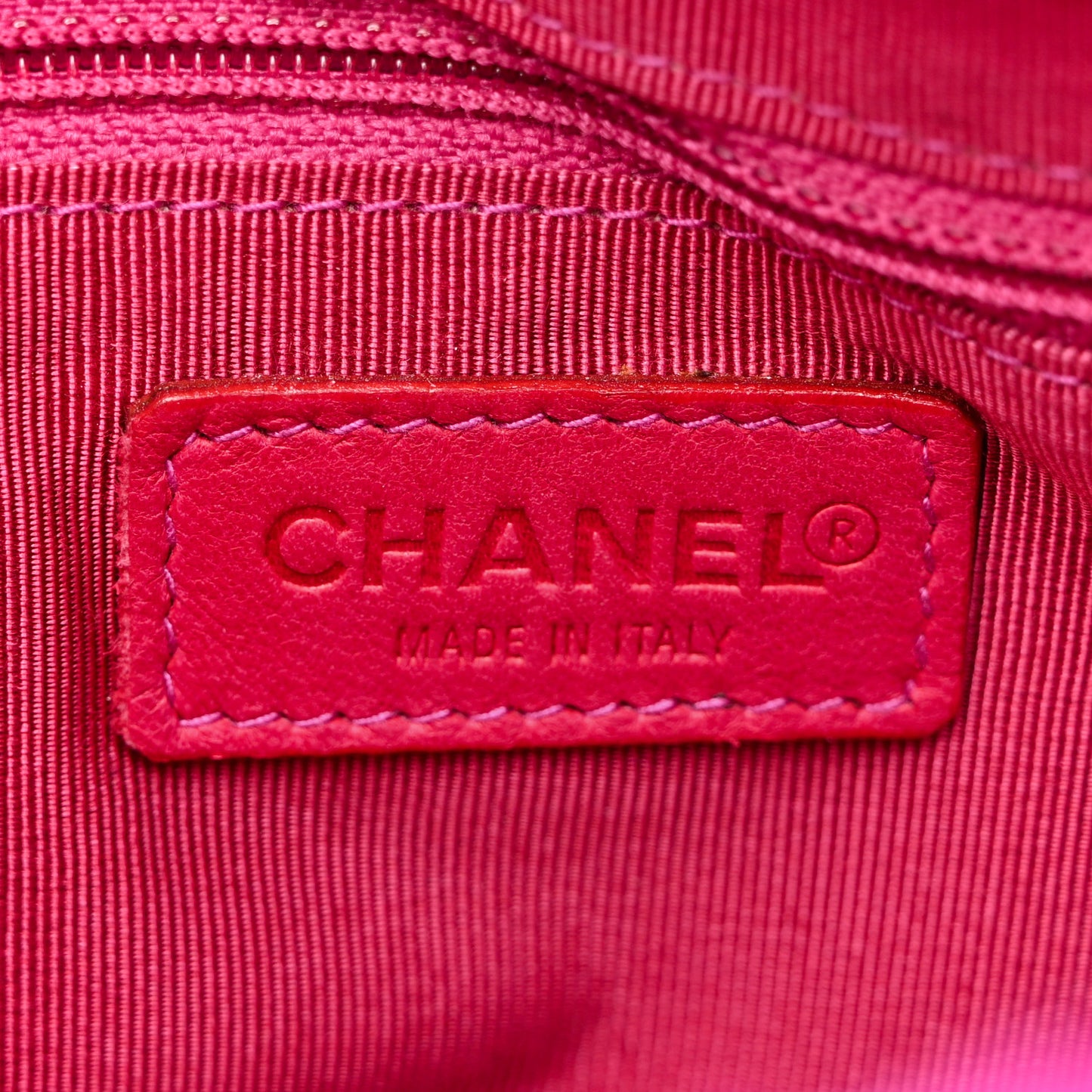 Rabbit Fur Shoulder Bag Fuchsia