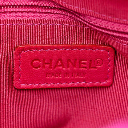 Chanel Rabbit Fur Shoulder Bag Fuchsia 6 of 11