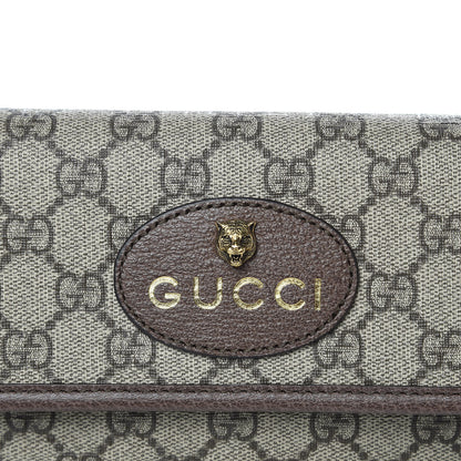Gucci GG Supreme Monogram Neo Vintage Web Belt Bag Brown 8 of 10