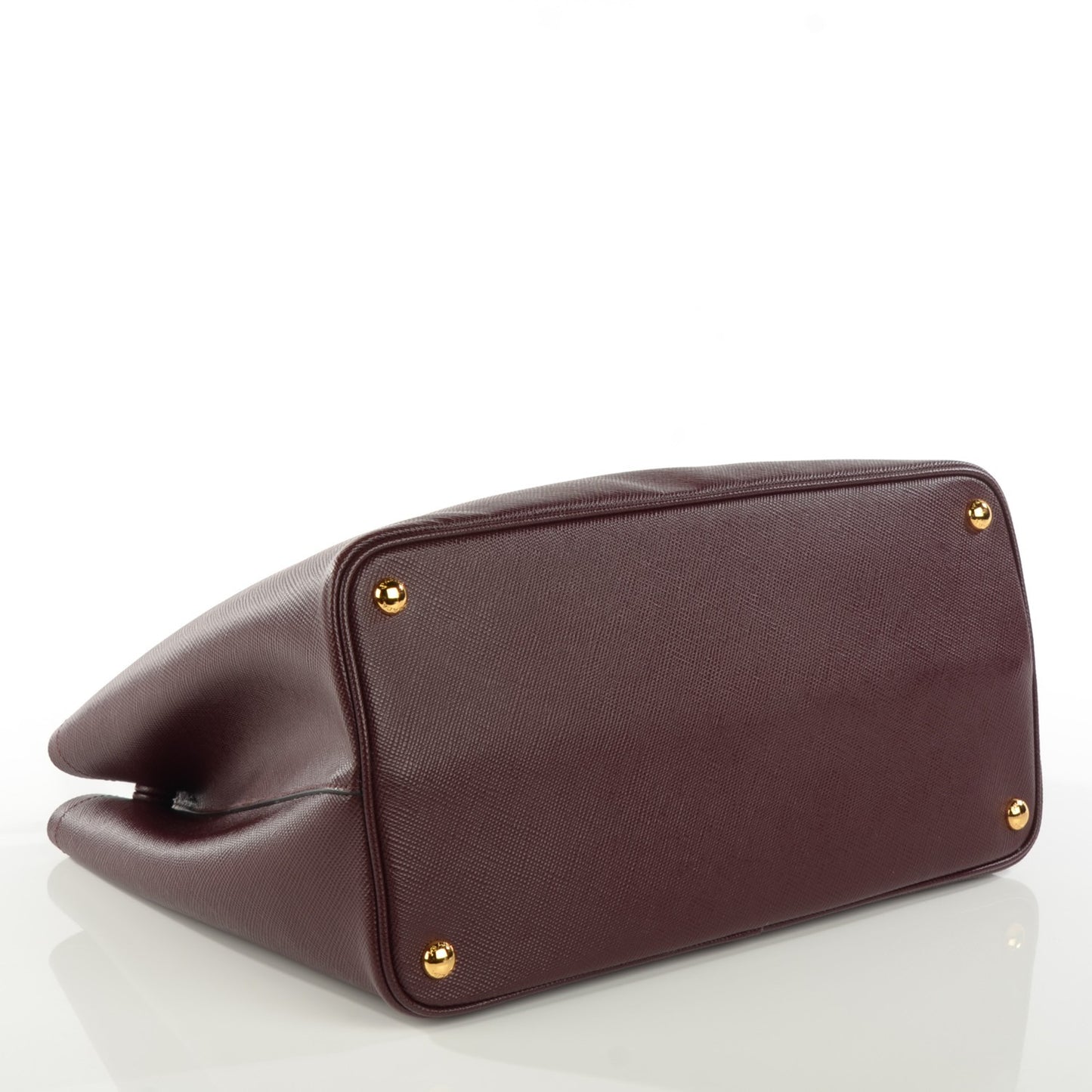 Saffiano Cuir Large Double Bag Granato