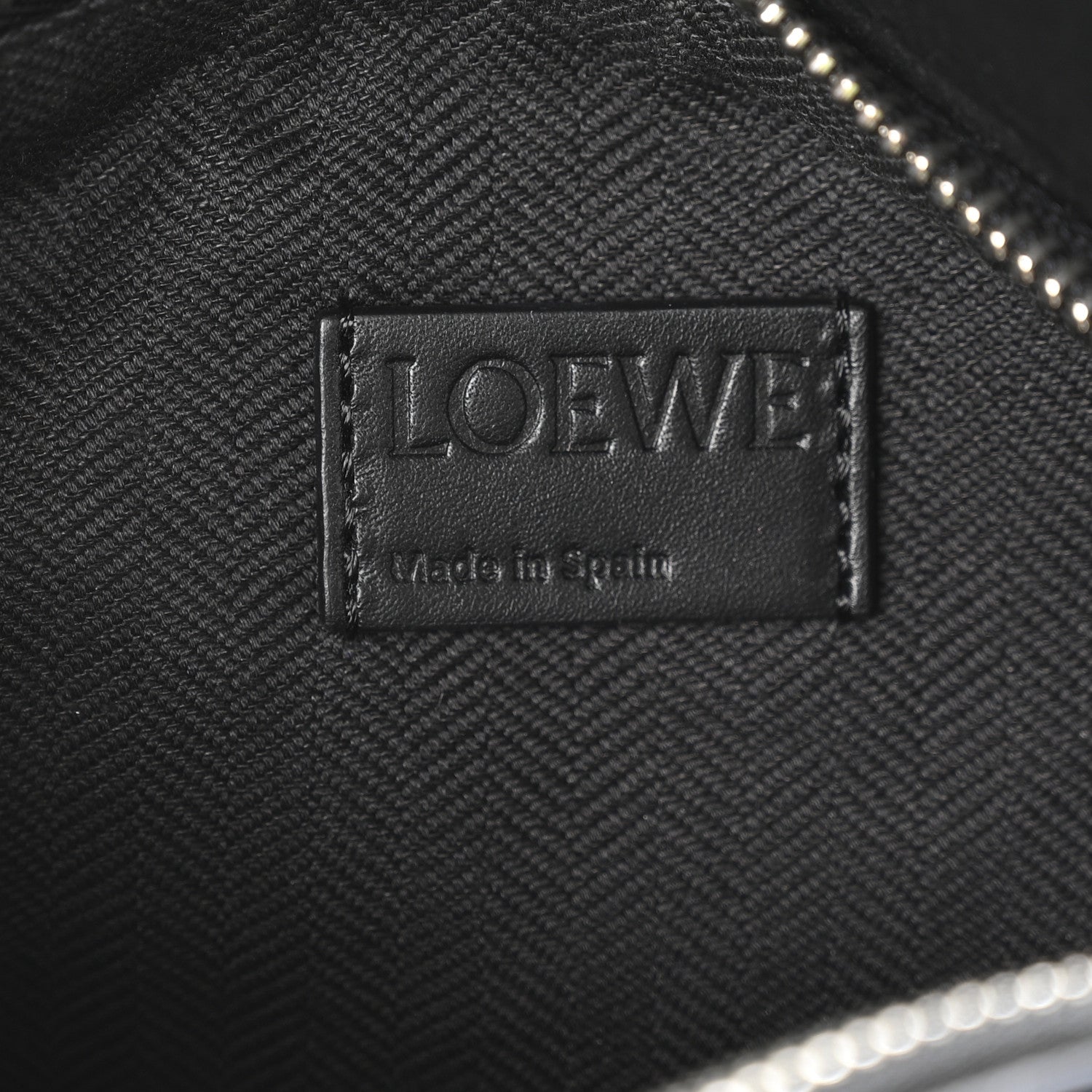 Loewe Calfskin Small Puzzle Bumbag Black Blue 5 of 10