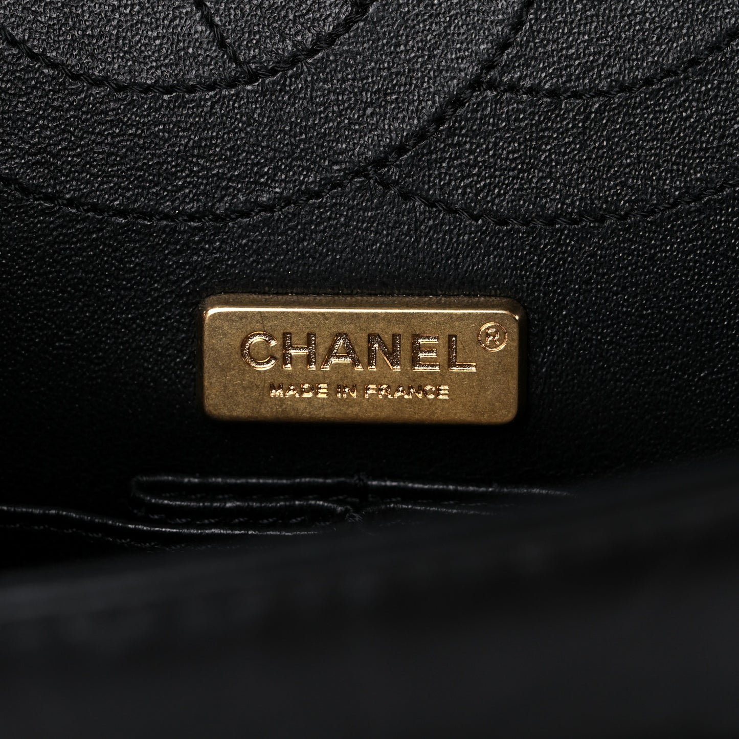 Aged Calfskin Lucky Charms 2.55 Reissue 225 Flap Black