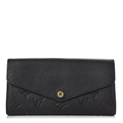 Louis Vuitton Empreinte Sarah Wallet NM Black 1 of 8