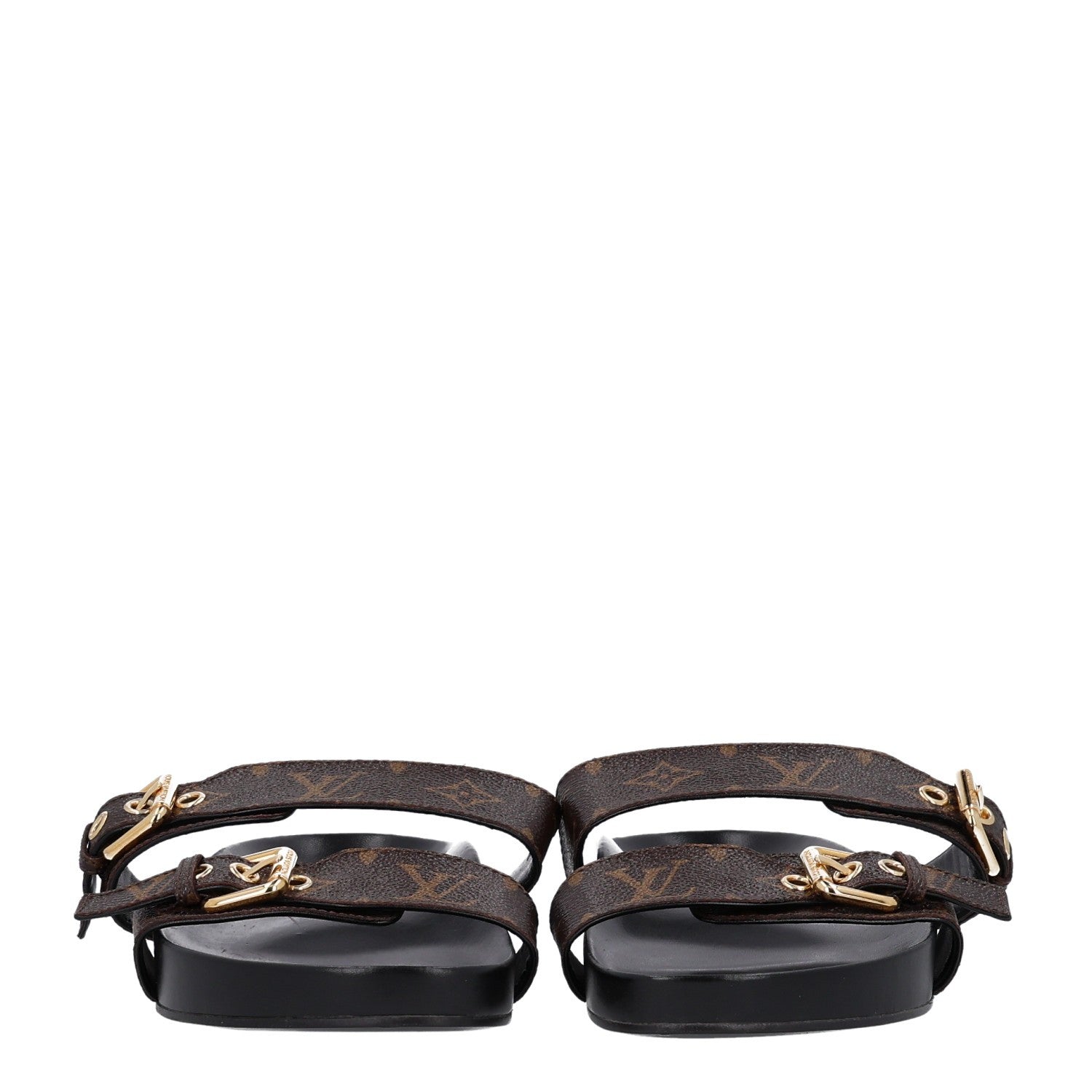 Louis Vuitton Monogram Bom Dia Mule Sandals 40 Black 3 of 11