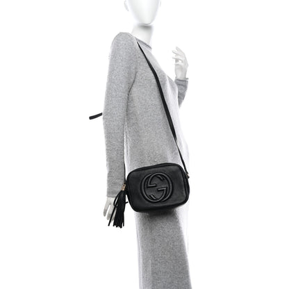 Gucci Pebbled Calfskin Small Soho Disco Bag Black 2 of 14