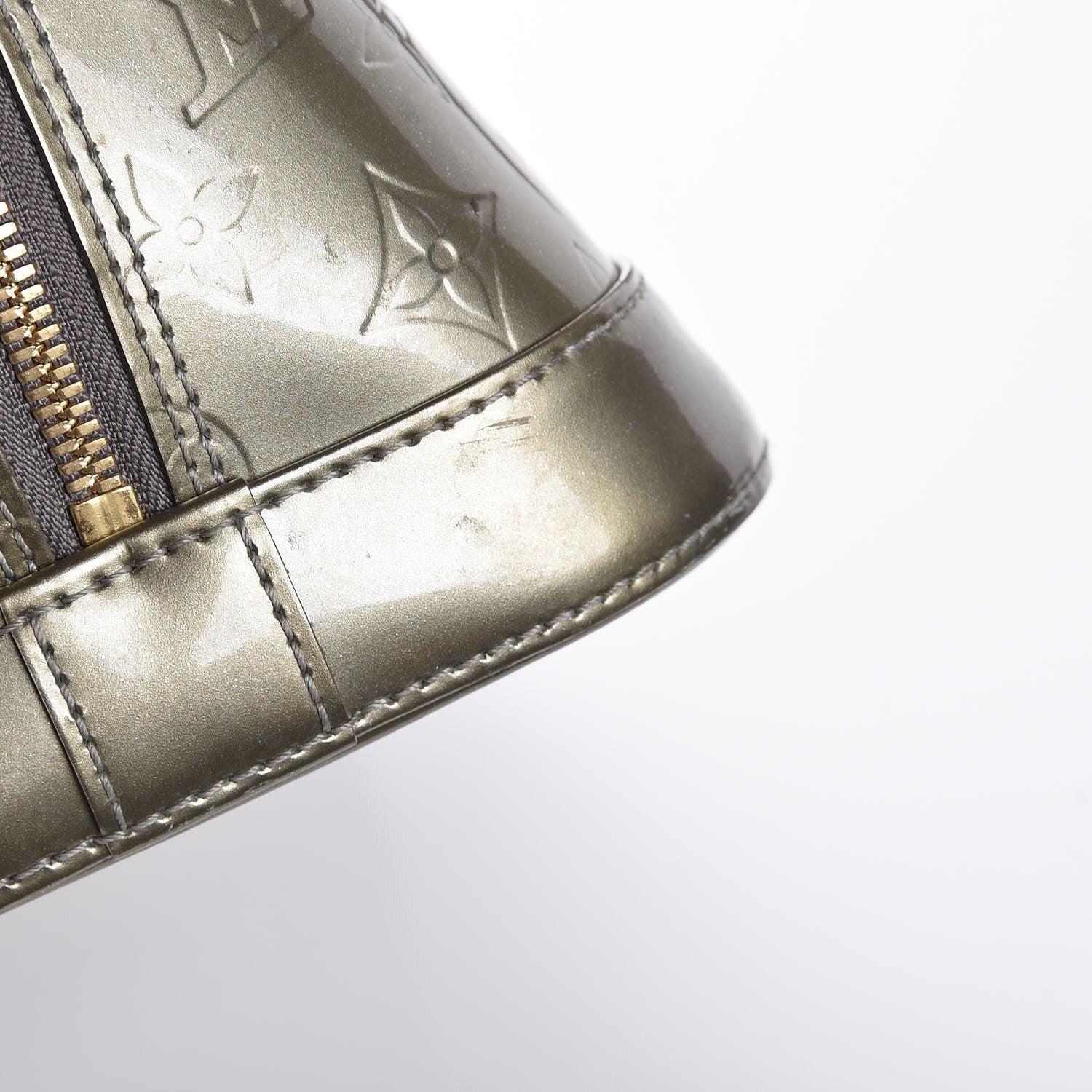 Louis Vuitton Vernis Alma PM Gris Art Deco 19 of 23