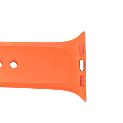 Hermes Silicone Apple Sports Watch Single Tour Band Orange 5 of 6