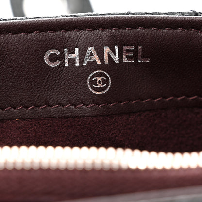 Chanel Caviar Quilted Mini Phone Holder Clutch Black 6 of 8