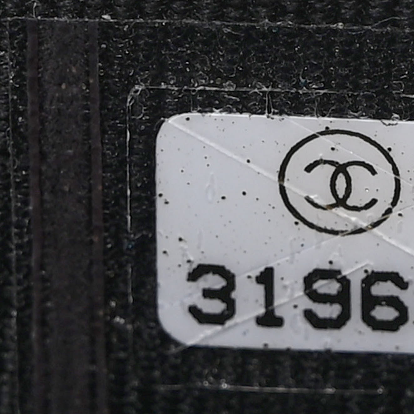 Chanel Lambskin Quilted Pearl Phone Holder With Chain Black 8 of 11