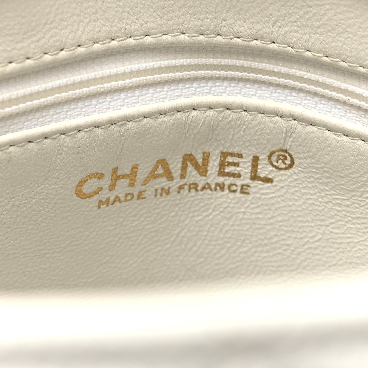 Caviar Quilted Medallion Tote White