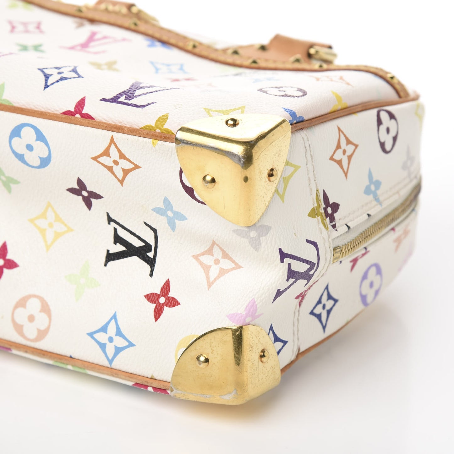 Monogram Multicolor Trouville White