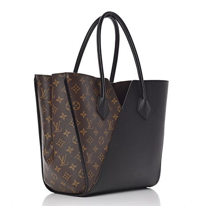 Louis Vuitton Calfskin Monogram Kimono Tote Black 3 of 10