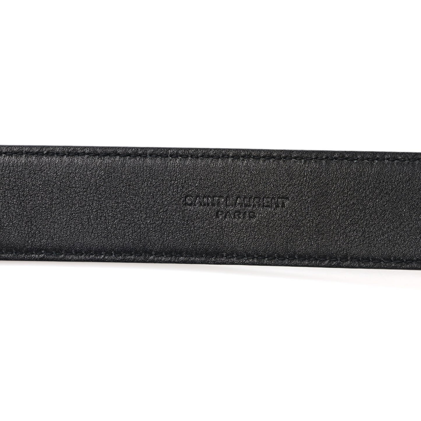 Smooth Calfskin Monogram Square Buckle Belt 80 32 Black