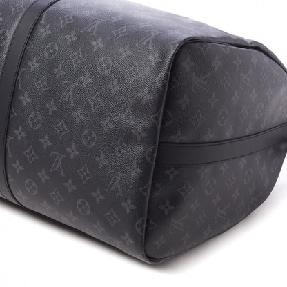 Louis Vuitton Monogram Eclipse Keepall Bandouliere 55 5 of 10
