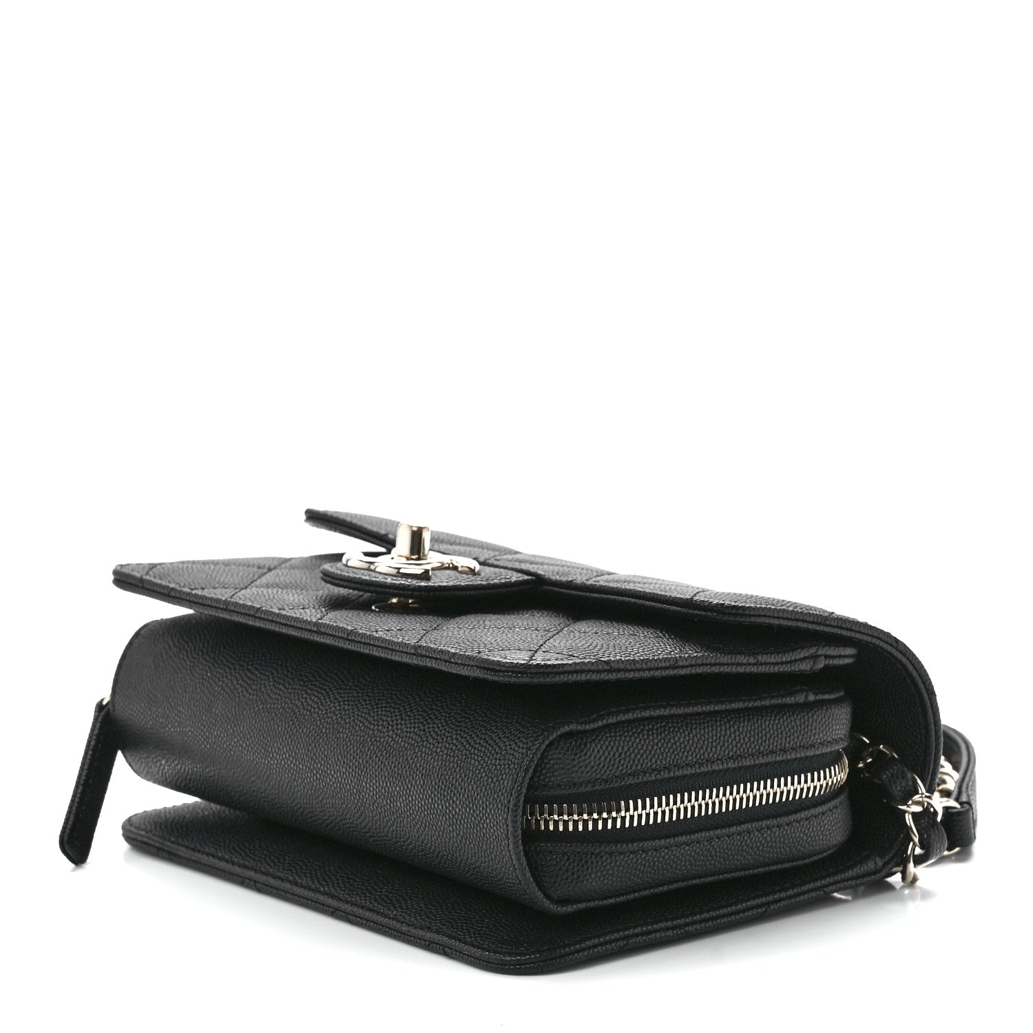 Chanel Caviar Quilted Like A Wallet Flap Black 8 of 10