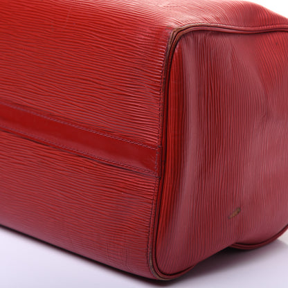Louis Vuitton Epi Speedy 30 Rouge 7 of 24
