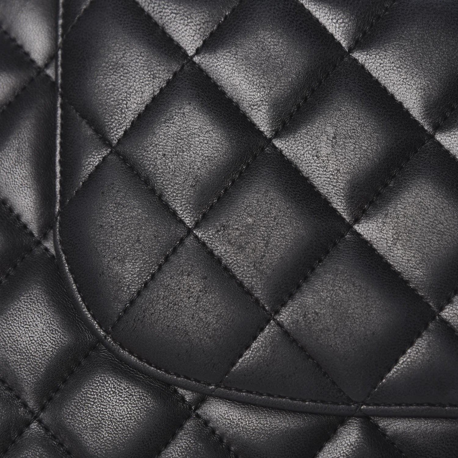 Chanel Lambskin Quilted Jumbo Double Flap Black 20 of 23