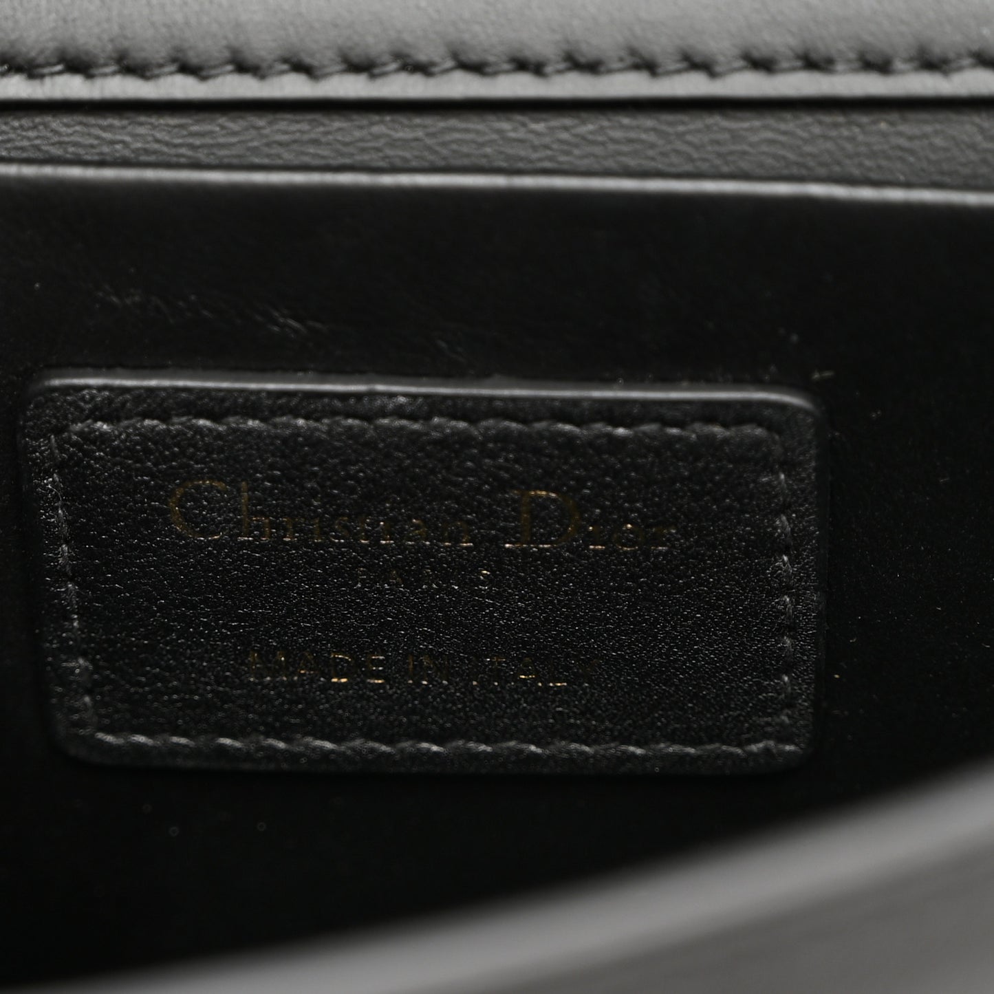 Calfskin 30 Montaigne East West Chain Flap Bag Black