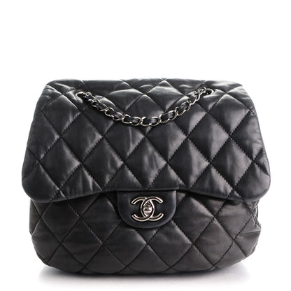 Chanel Lambskin Quilted 3 Large Flap Black 1 of 8