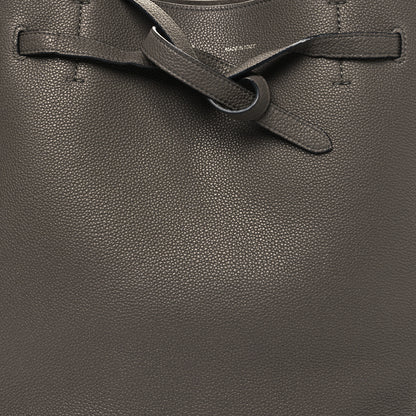 Celine Soft Grained Calfskin Small Belt Cabas Phantom Medium Grey 8 of 13
