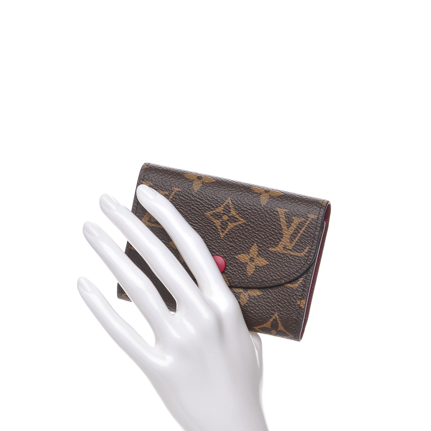 Louis Vuitton Monogram Rosalie Coin Purse Fuchsia 2 of 8