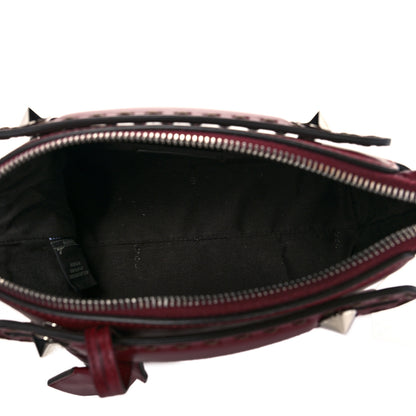 Fendi Vitello King Logo Embossed Mini By The Way Boston Bag Barolo 5 of 10
