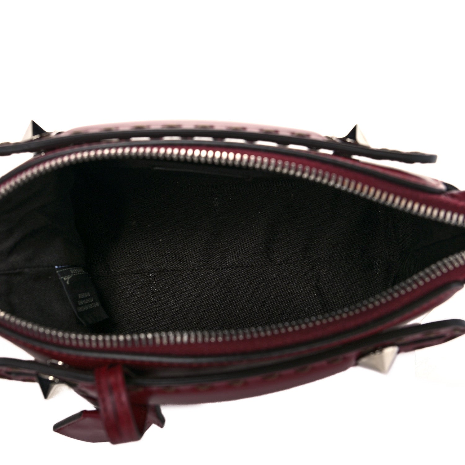 Fendi Vitello King Logo Embossed Mini By The Way Boston Bag Barolo 5 of 10
