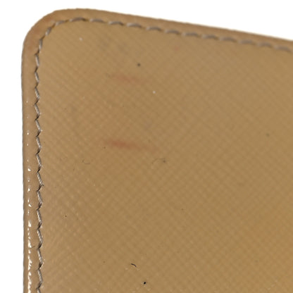 Prada Saffiano Vernice Metal Flap Wallet With Strap Sabbia 15 of 17