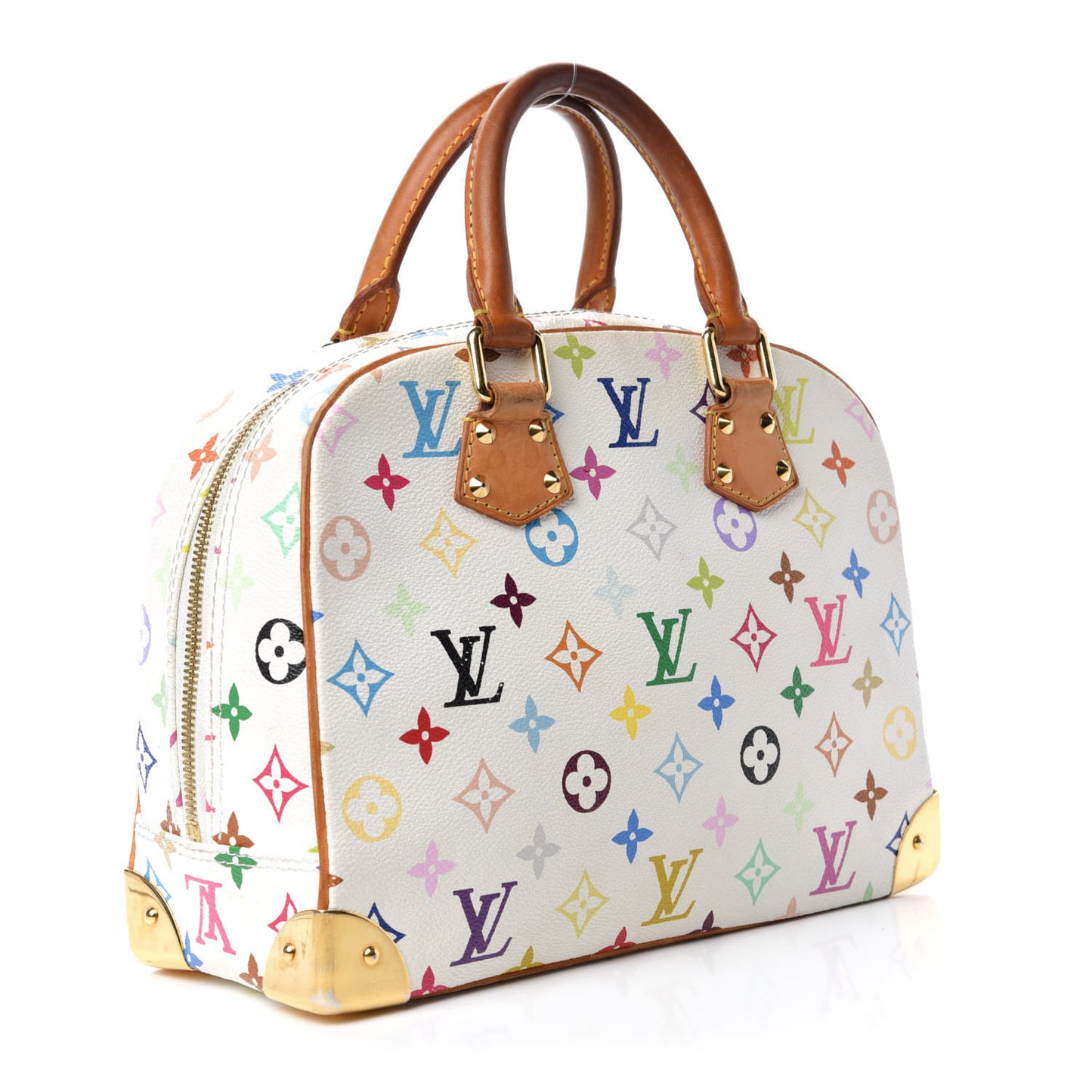 Monogram Multicolor Trouville White