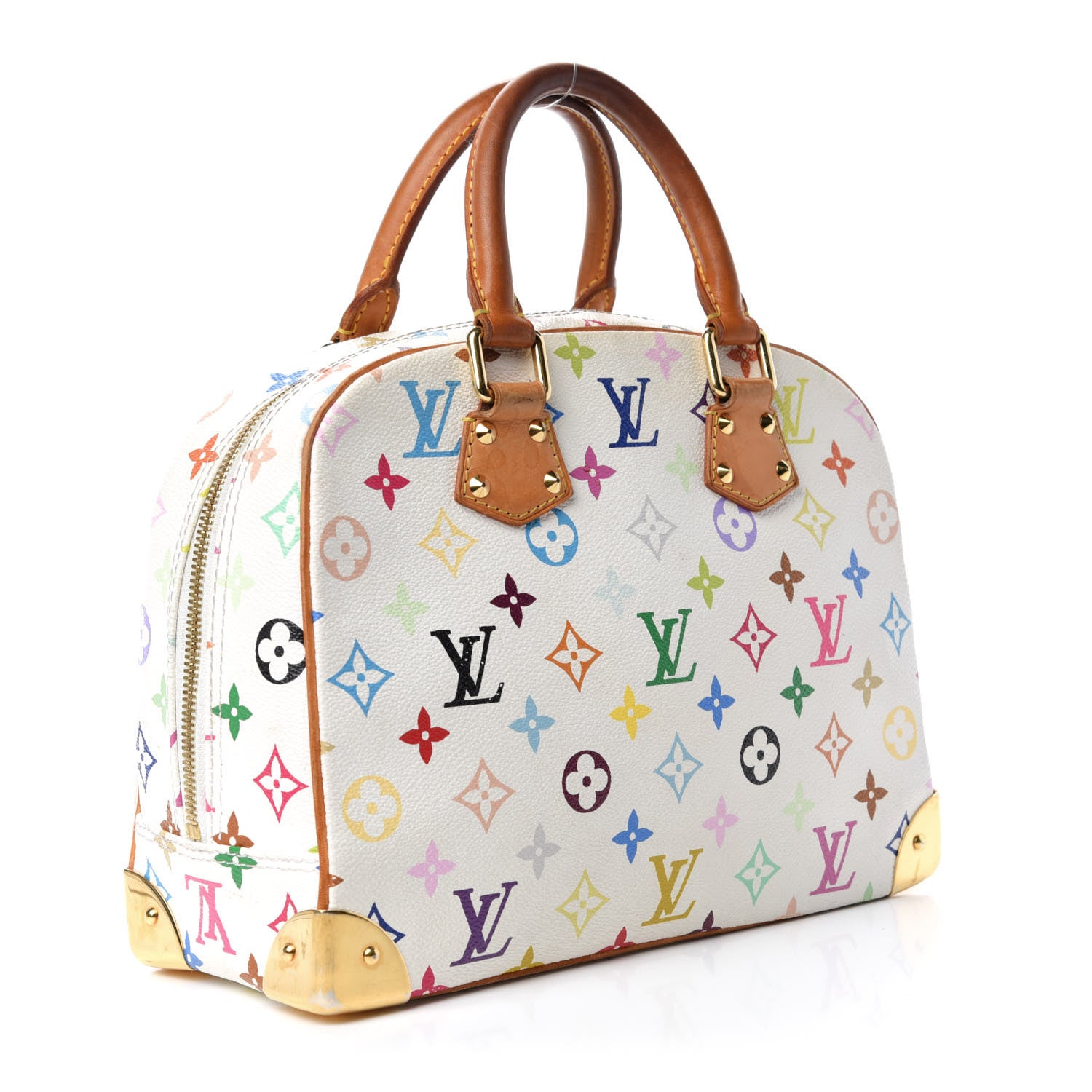Louis Vuitton Monogram Multicolor Trouville White 3 of 11